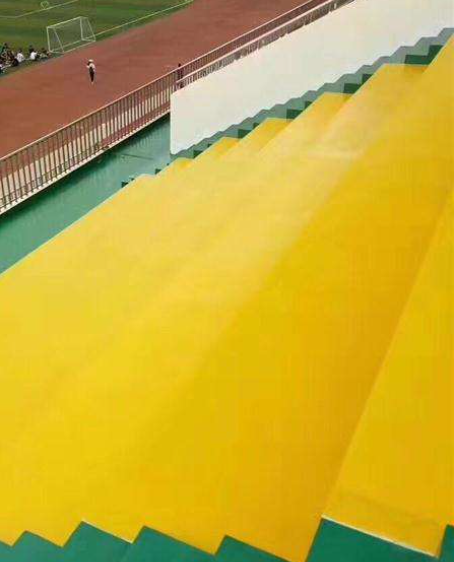 浦东球场台阶翻新修补改造